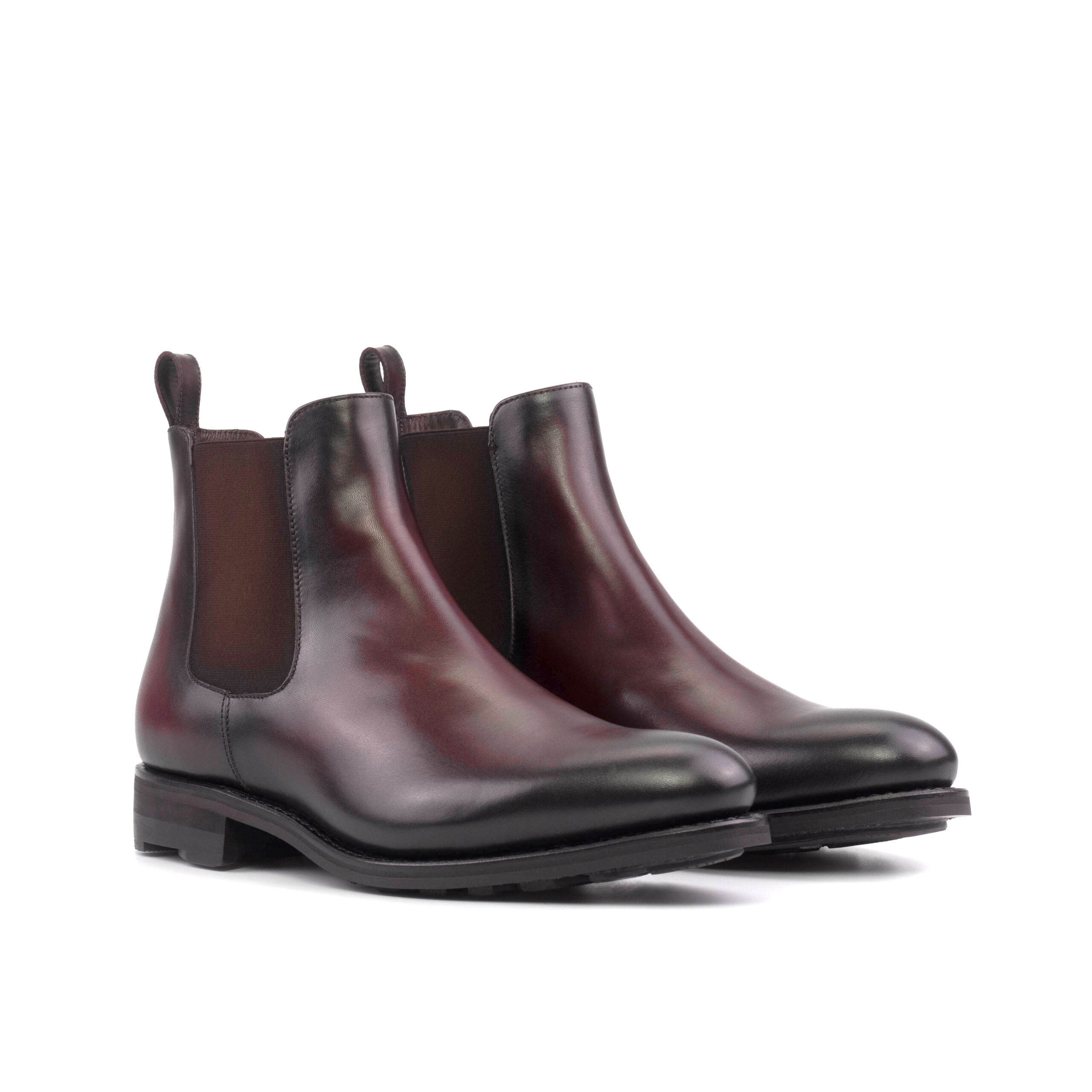 Chelsea Burgundy Burnishing Shoes